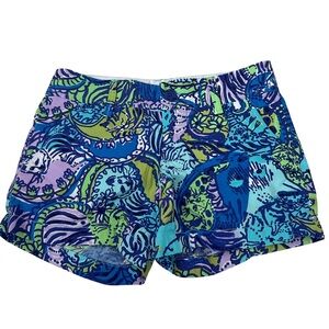 Lilly Pulitzer "The Callahan Short" Multicolor 100% Cotton Shorts